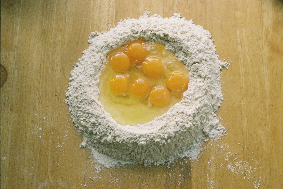 making fresh pasta