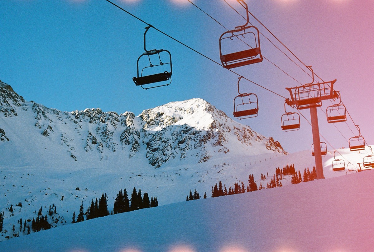 skiing